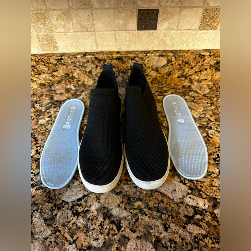 Rothy's Espresso Merino Chelsea‎ boot EUC size 8.5